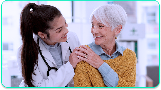 Doctor and patient image
