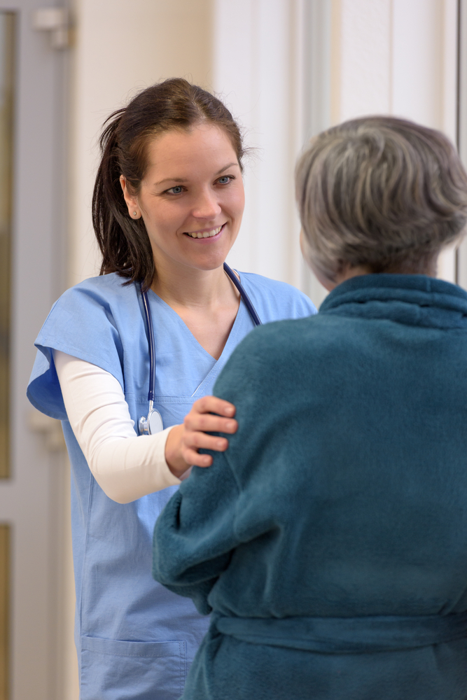 a male patient at clinic
