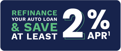 Refinance your auto loan and save 2% APR1