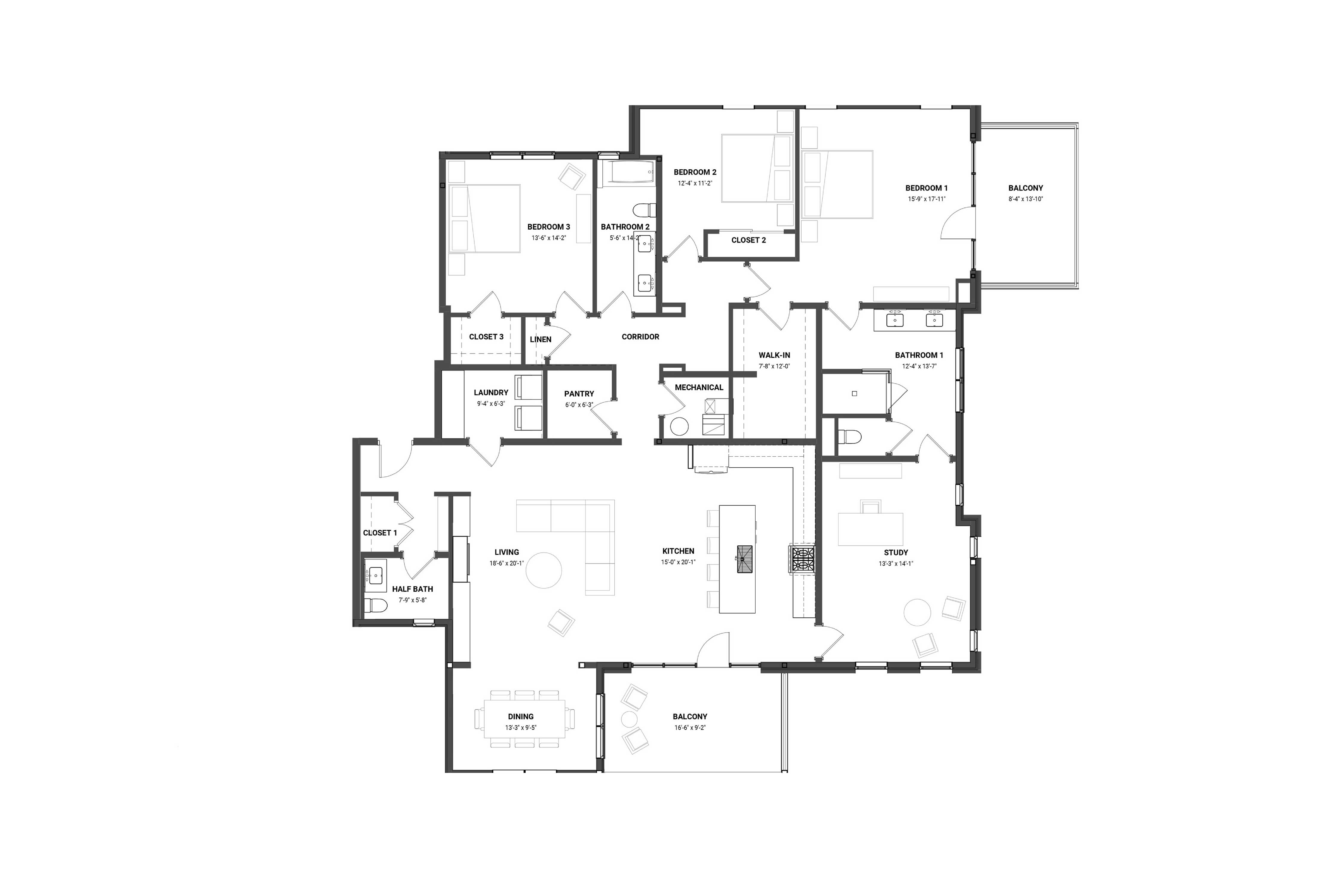 Unit 300 floor plan