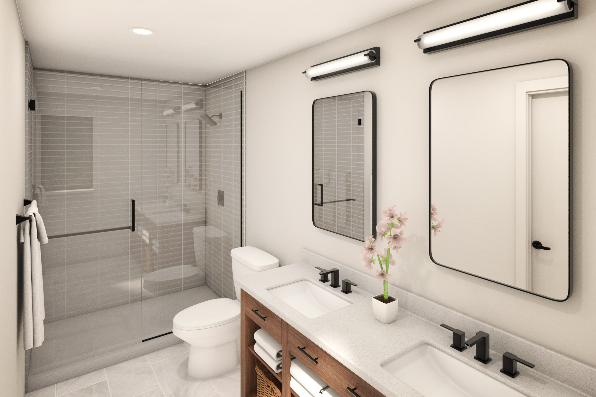 Bathroom rendering