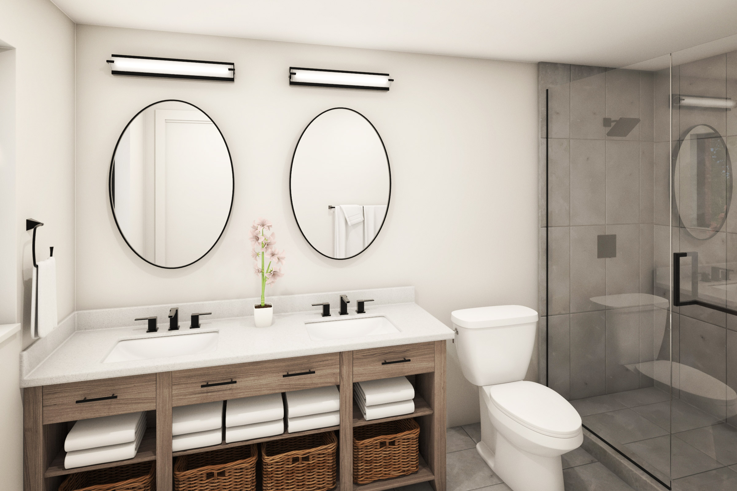Bathroom rendering