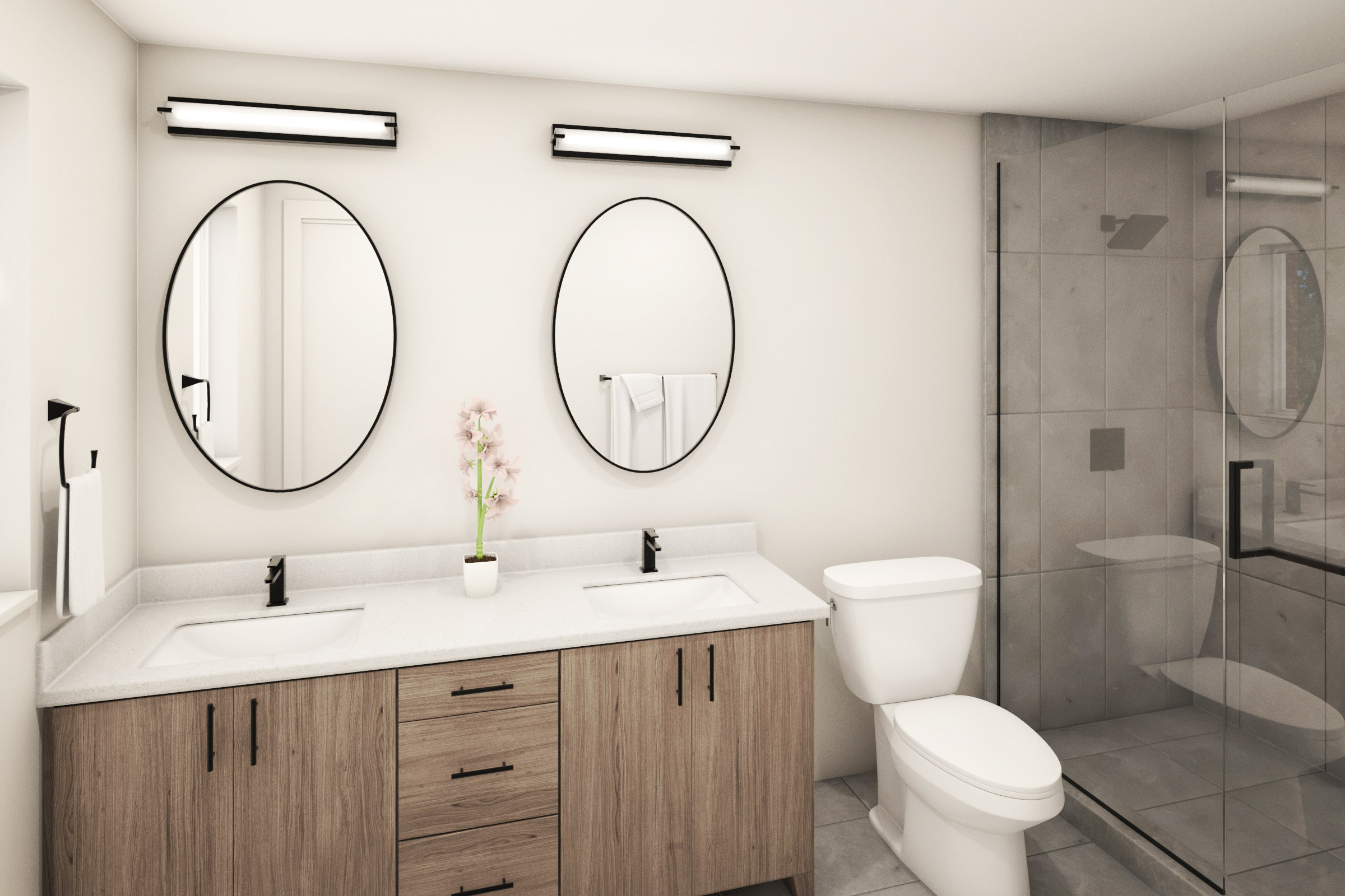 Bathroom rendering