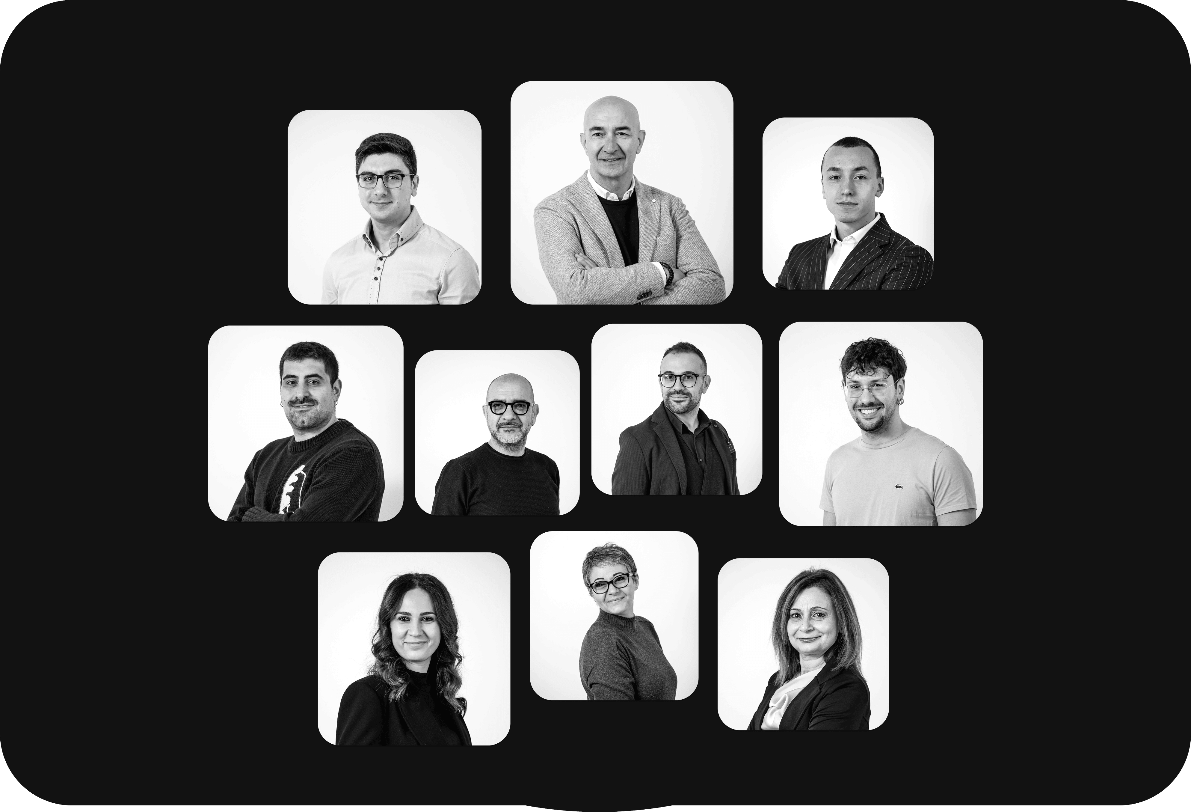 Team Innobyte: il gruppo di professionisti IT che ha guidato la trasformazione tecnologica da Copy Service a leader nell'innovazione digitale nel Sud Italia.
