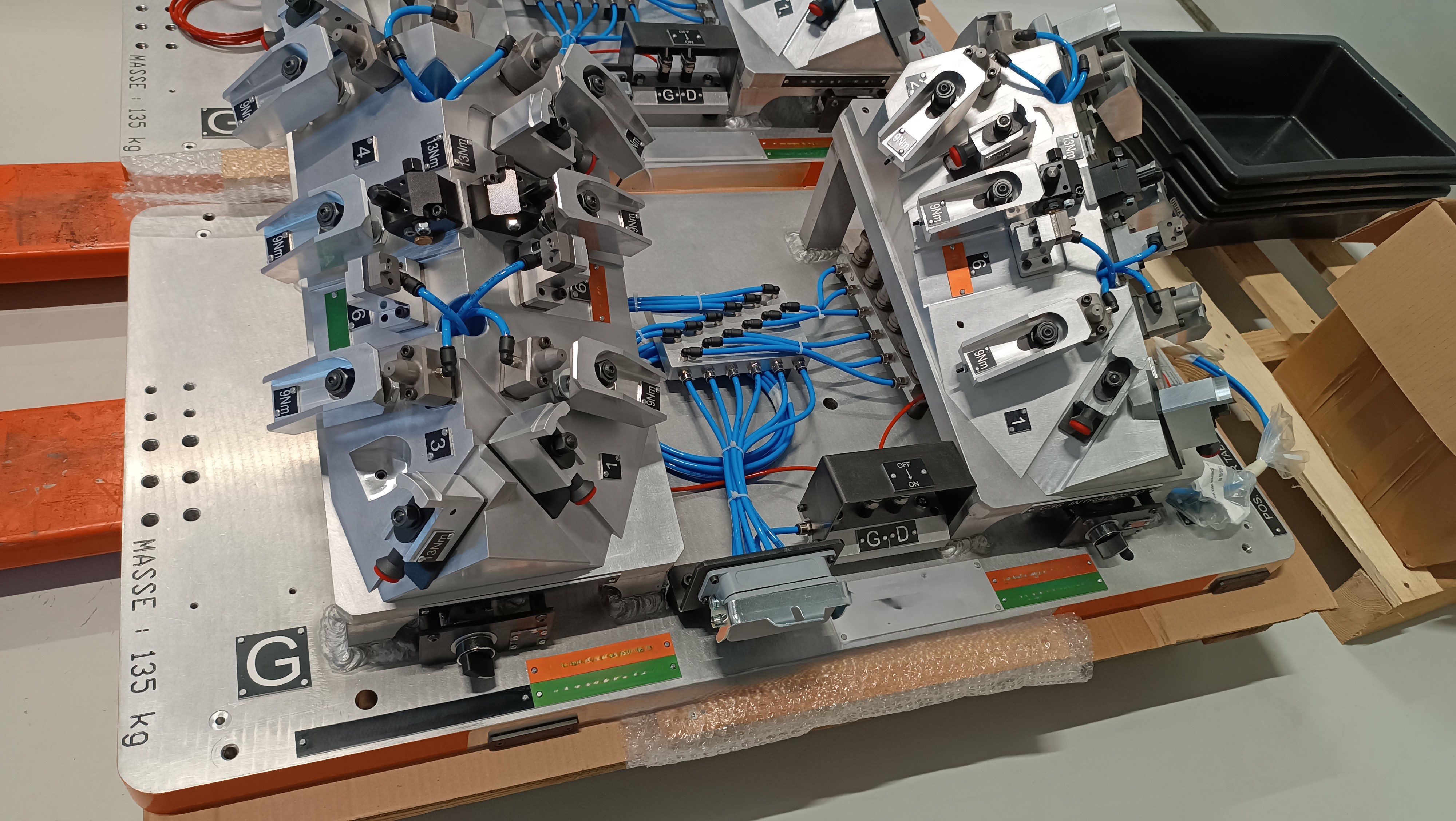 Outillage d’usinage sur mesure pour implantation sur mini-palette aéronautique