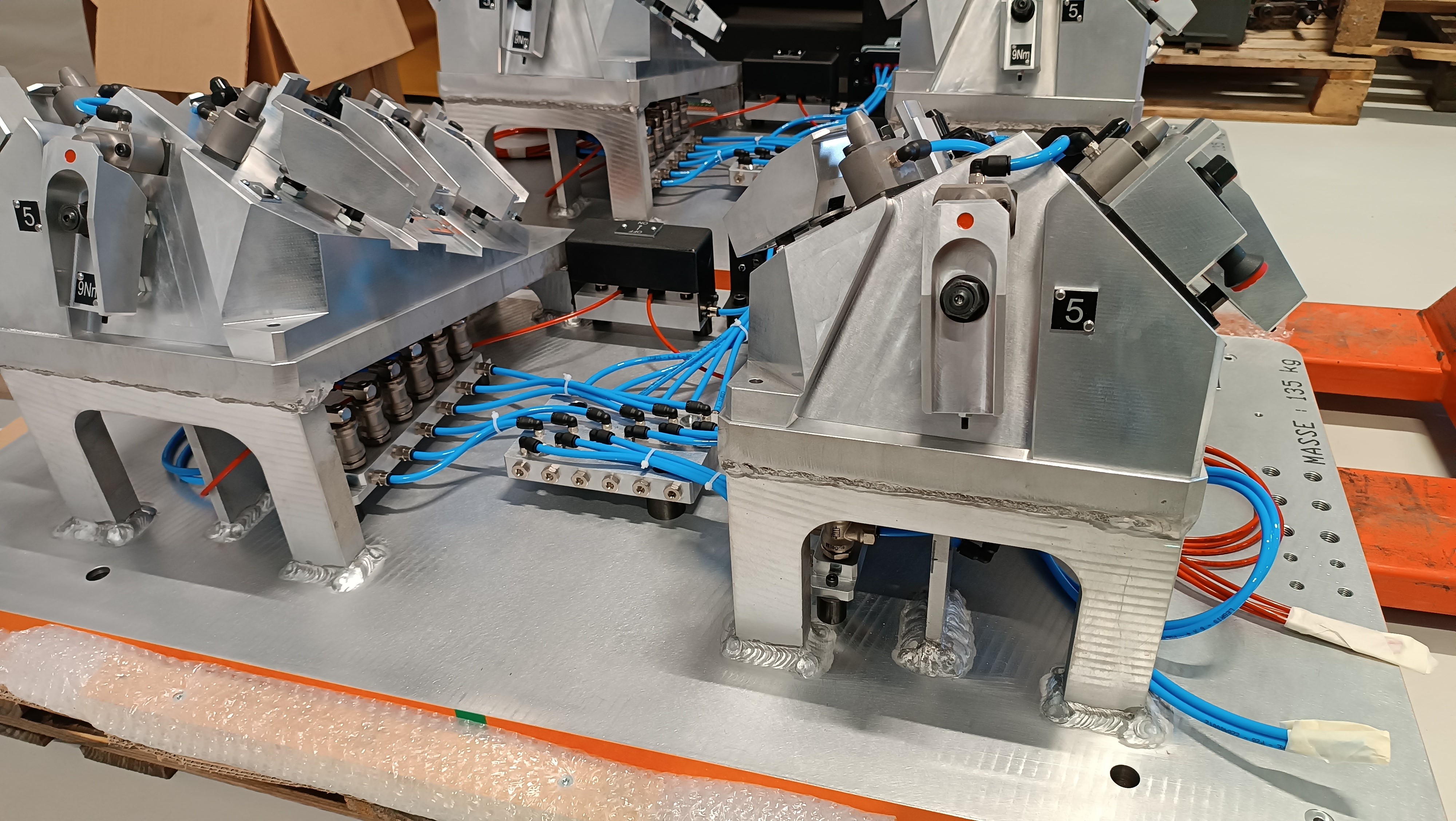 Outillage d’usinage sur mesure pour implantation sur mini-palette aéronautique