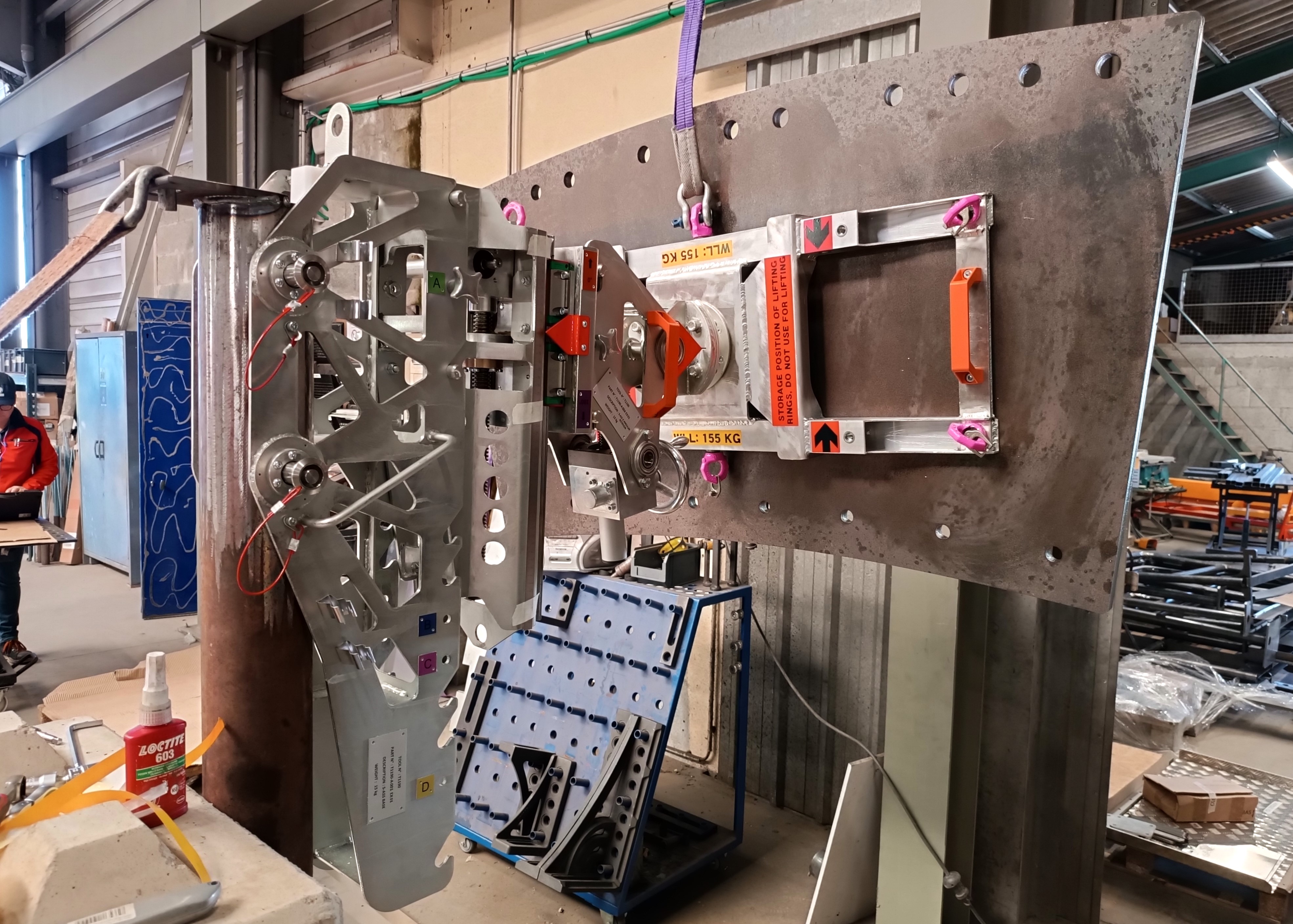 Outillage de levage pour maintenance eolienne offshore