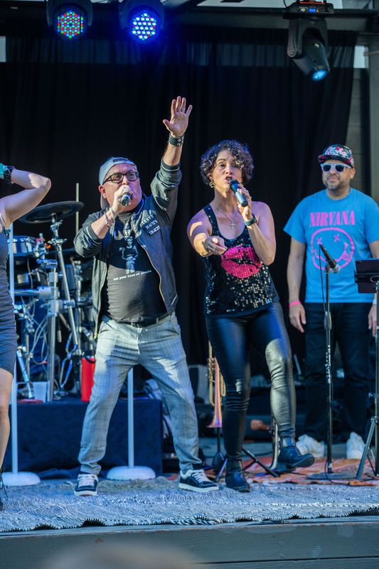 A live band performs as part of Imprint's produced entertainment lineup at the GHX Summit