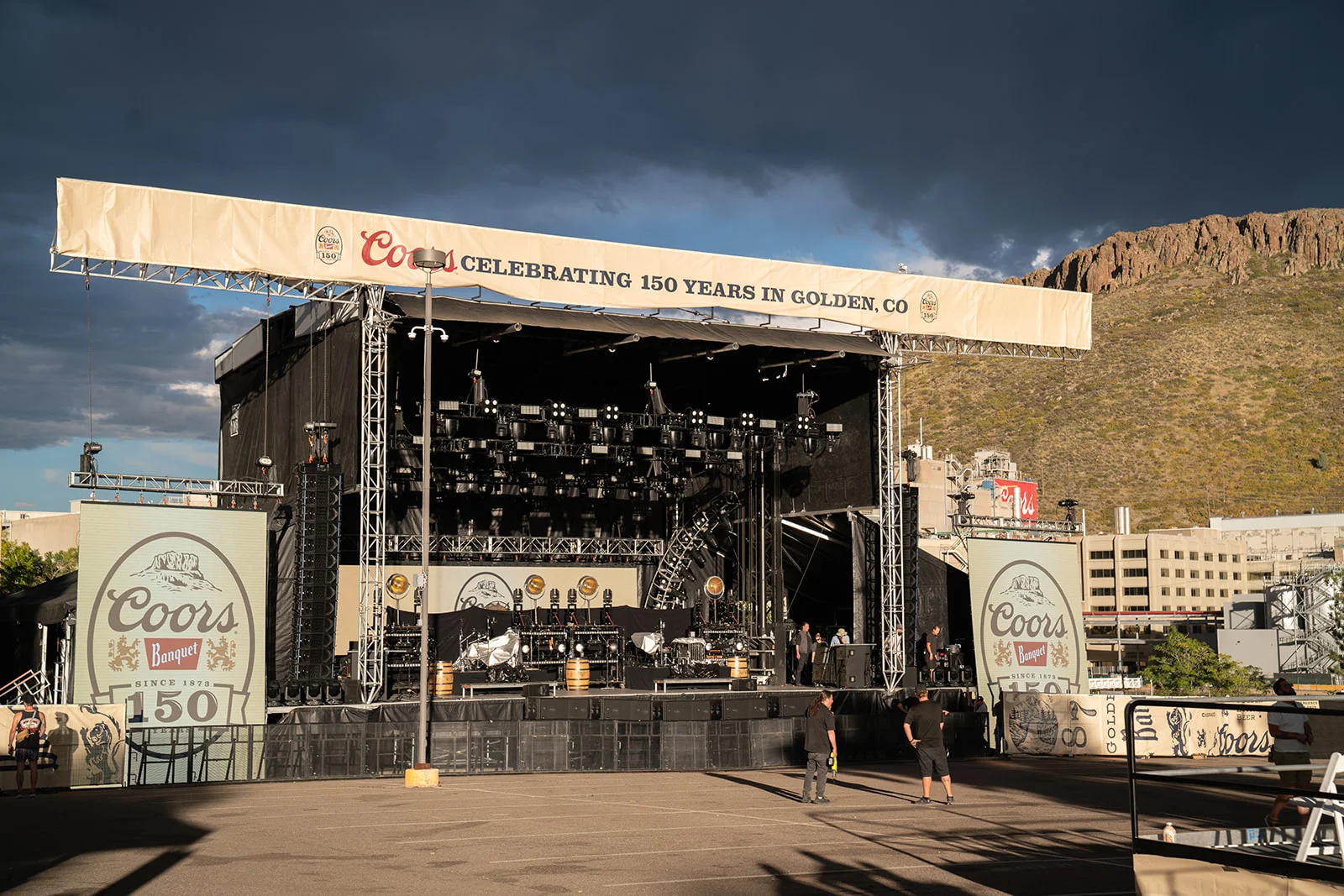 Imprint's main stage production for the Coors Brewery 150th Celebration street festival