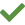 green tick sign