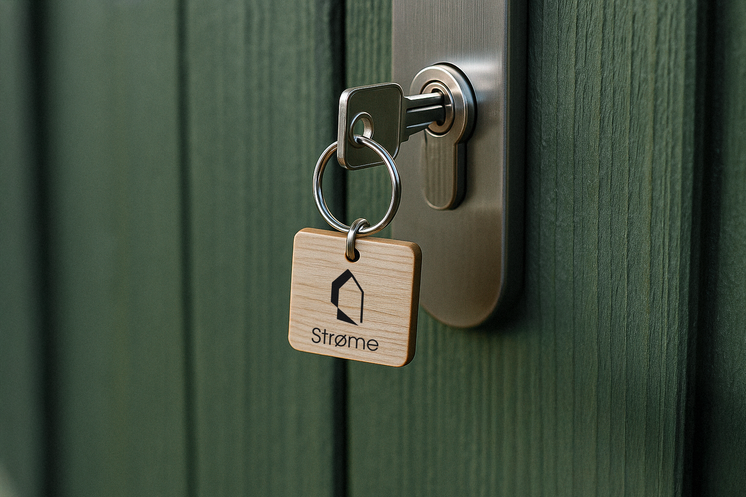 Strome door hanger – branded wayfinding signage by Recreate