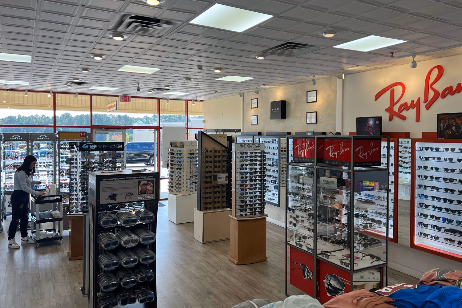 Ray-Ban sunglasses and Costa clothing at Select Shades Sunglass Outlet in Commerce, GA