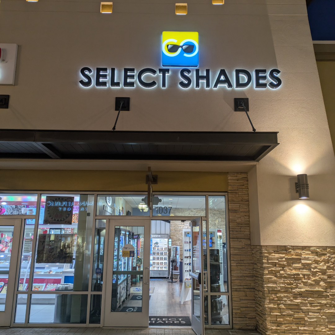 storefront at Select Shades Sunglass Outlet Fort Worth