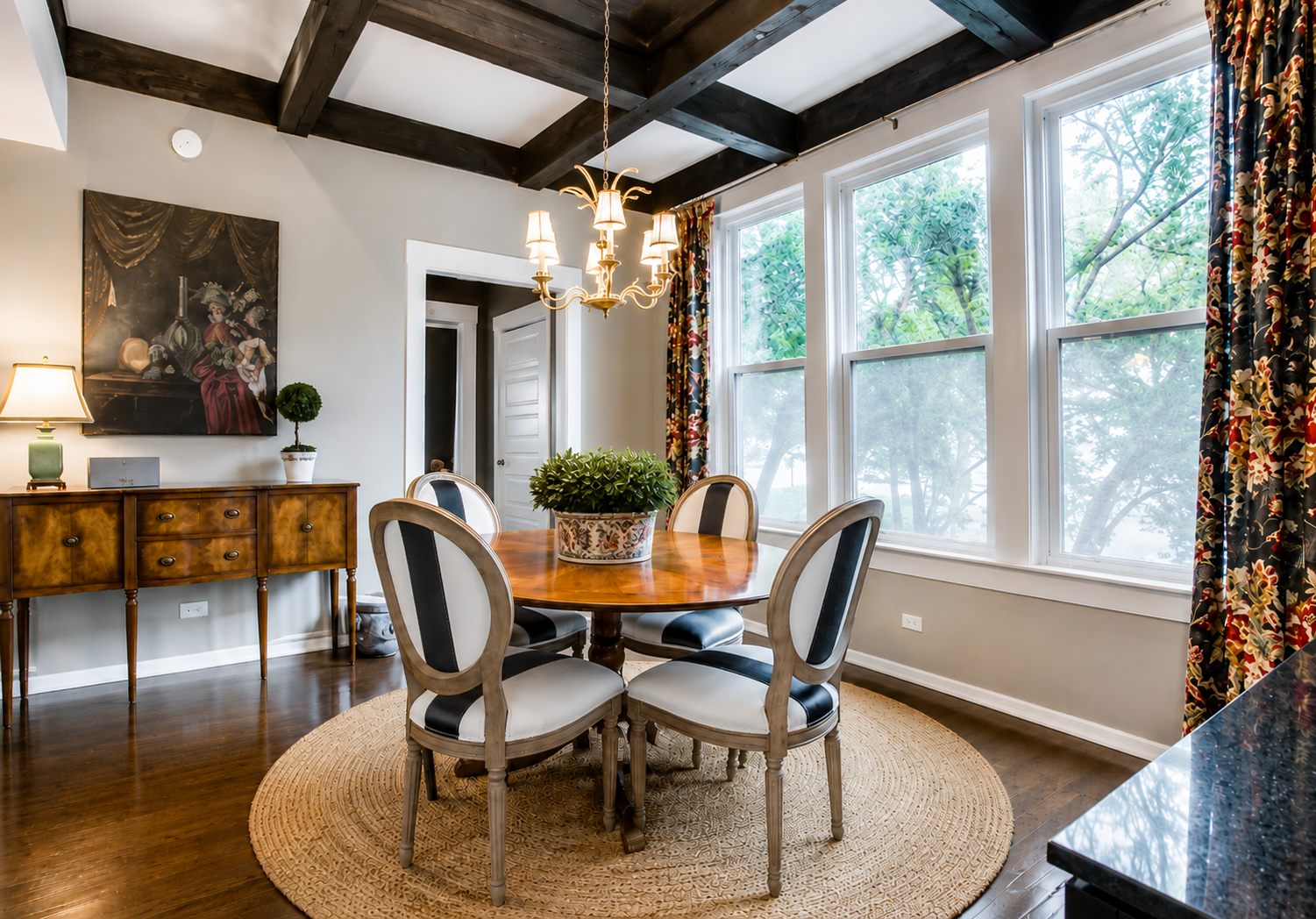 Dining room — Monte Vista, Texas 124-Year-Old National Historic Preservation Home