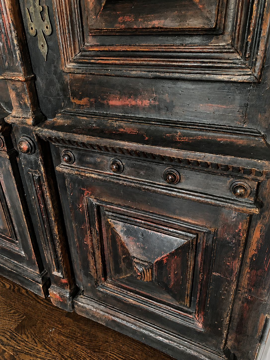 Black door detail