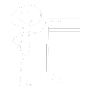 hockey player stick figure usa flag