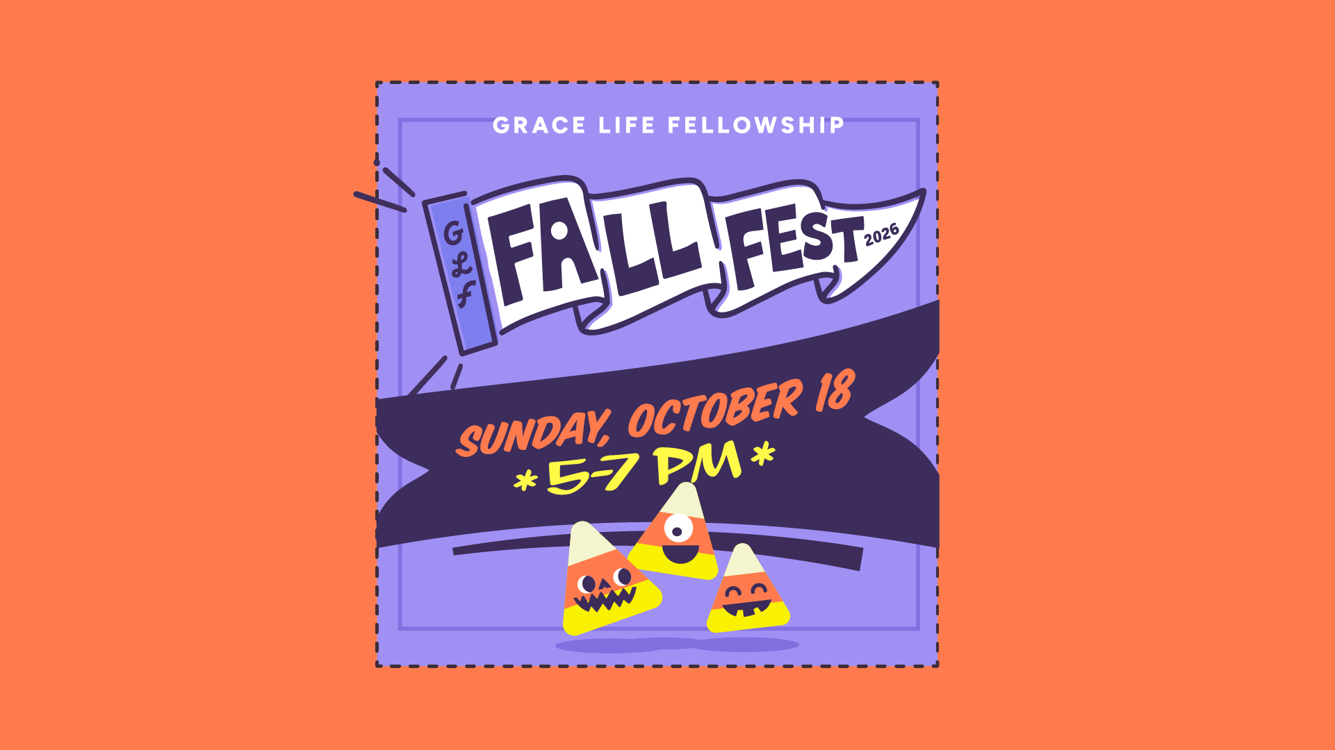 Grace Life Fellowship Fall Fest 2026, Sunday, October 18, 5–7 PM