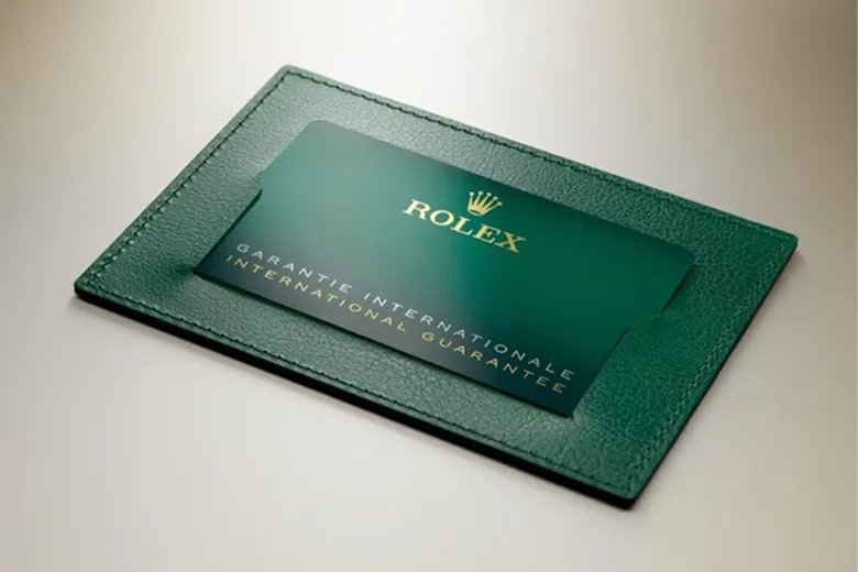 rolex guarantee retail campaign 2020 guarantee card