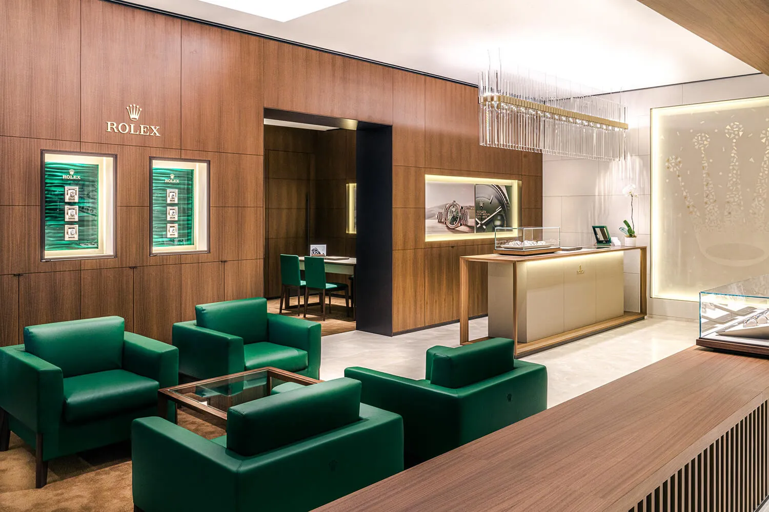Langfords Brisbane Rolex Boutique interior