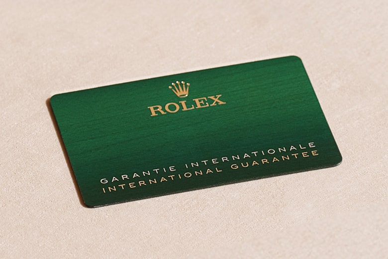 rolex international guarantee