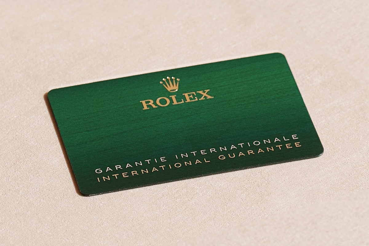 rolex international guarantee
