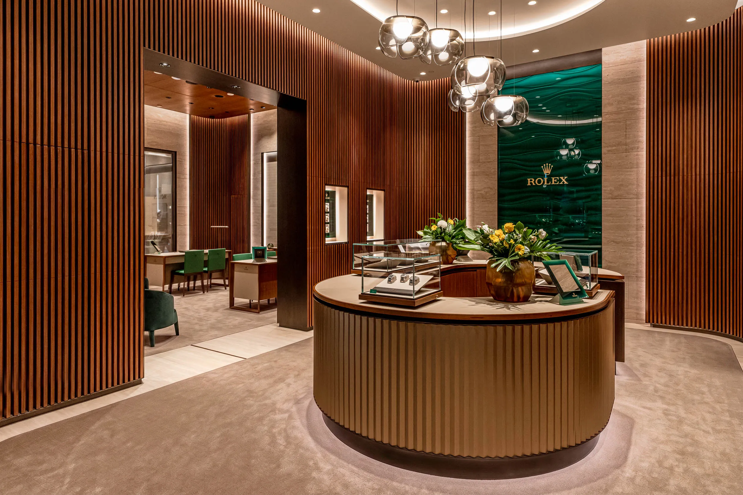 Langfords Gold Coast Rolex Boutique interior