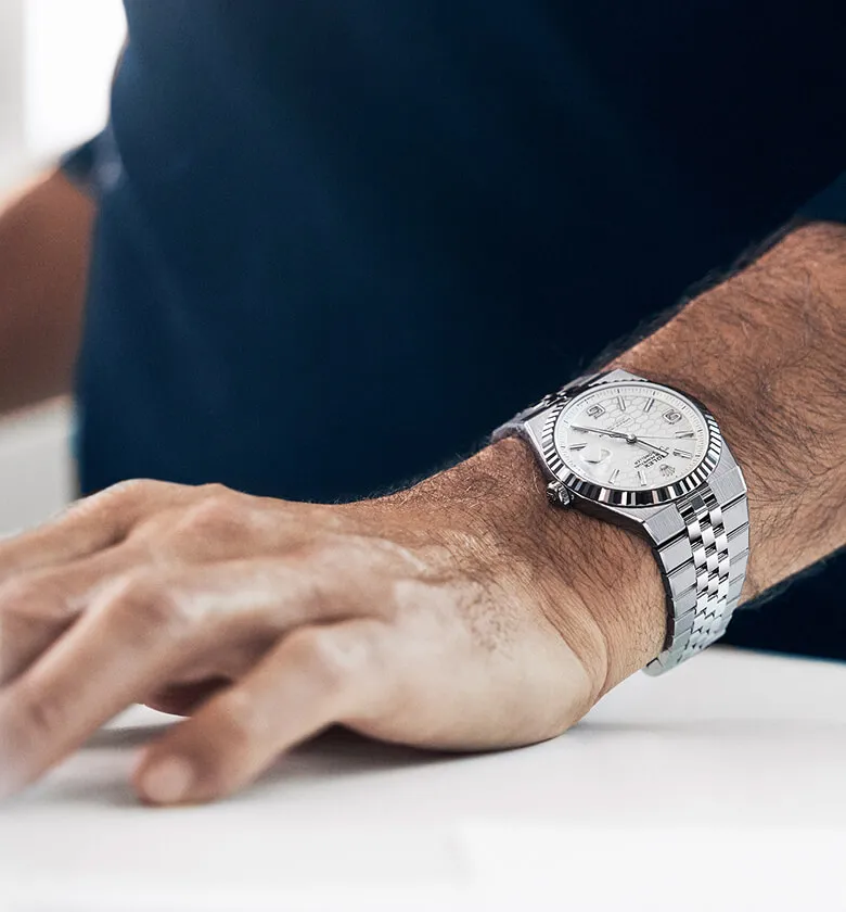 rolex the land-dweller roger federer wrist watch and rfederer 2411ab_2