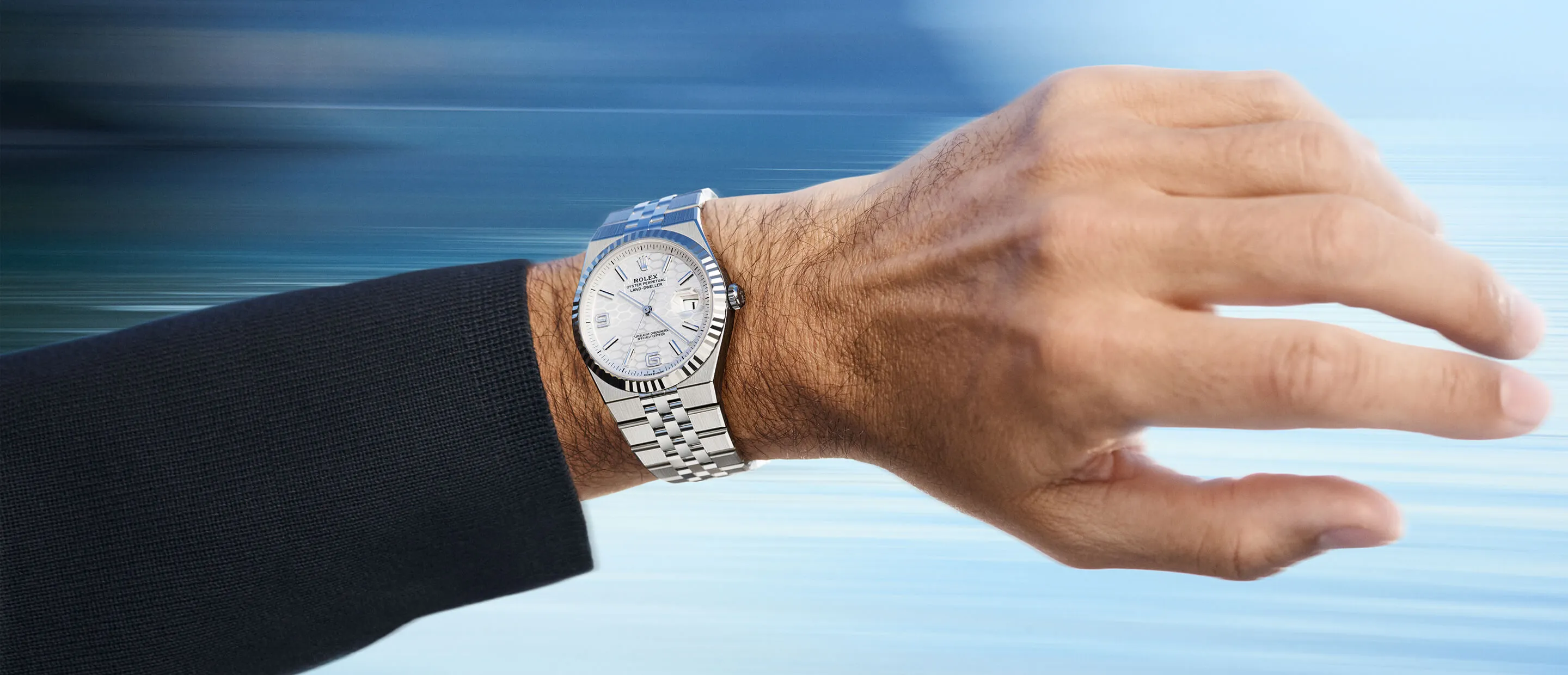 rolex new watches 2025 the land-dweller roger federer wrist watch rfederer