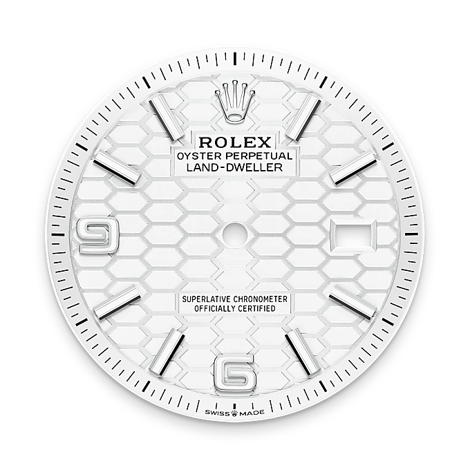 Rolex Land-Dweller, M127234-0001 bezel - Langfords Jewellers