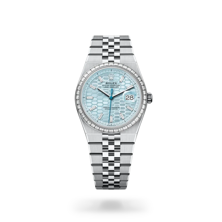 Rolex Land-Dweller in Platinum, m127286tbr-0001 - Langfords Jewellers