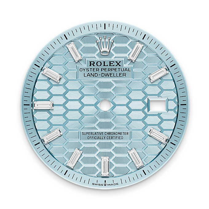 Rolex Land-Dweller, M127286TBR-0001 bezel - Langfords Jewellers