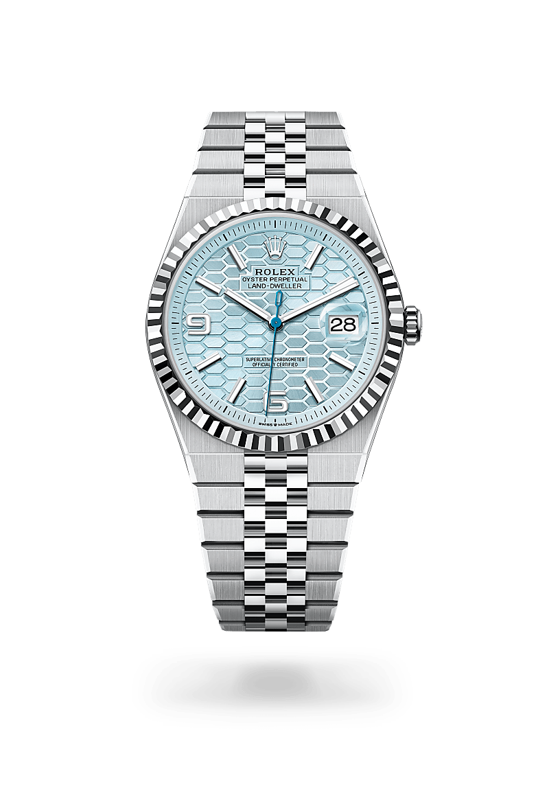 Rolex Land-Dweller in Platinum, m127336-0001 - Langfords Jewellers