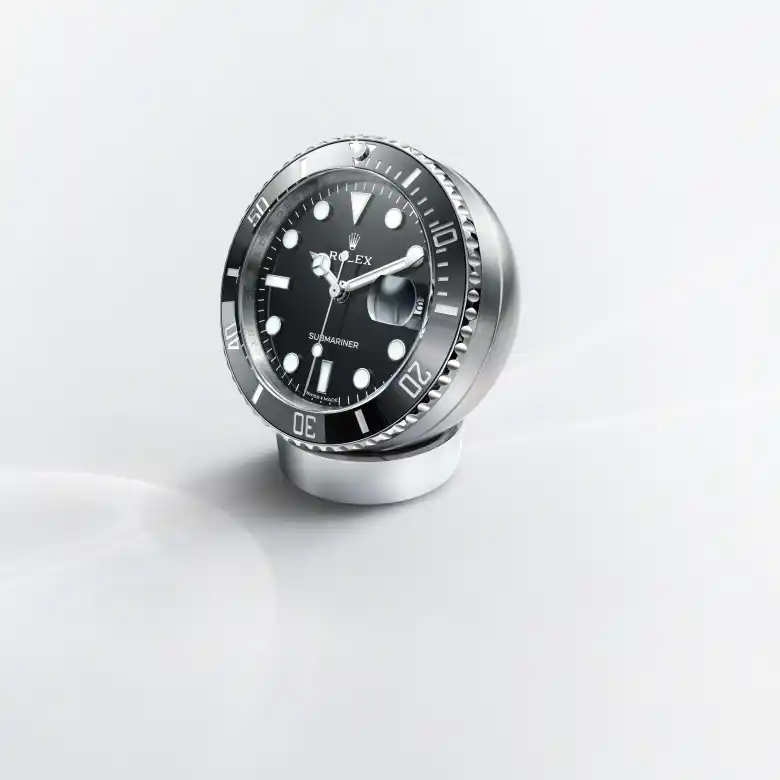 Rolex Submariner Date desk clock in Stainless steel, C909010LN-0001 at Langfords Jewellers
