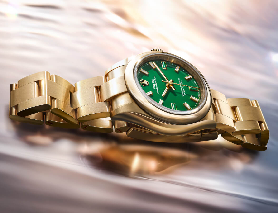 rolex new watches 2026 the oyster perpetual 28 and 34 m124205-0002 and m276208-0002 ambiance