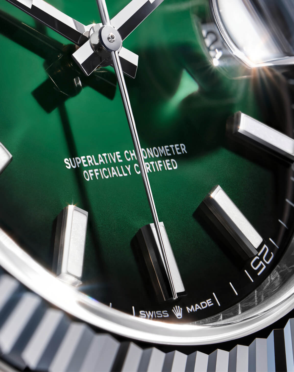 rolex new watches 2026 the datejust green lacquer ombre dial m126334-0033