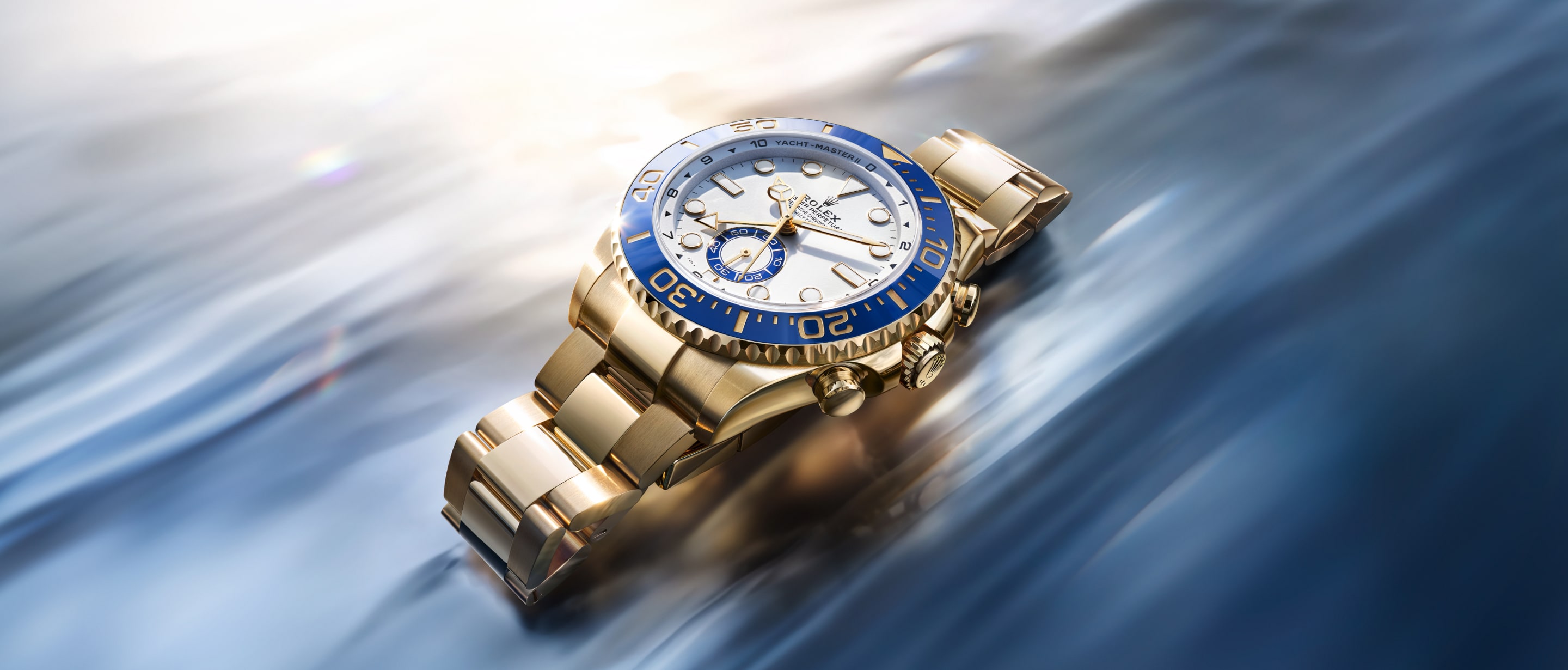 rolex yacht-master II yellow gold ambiance m126688-0001