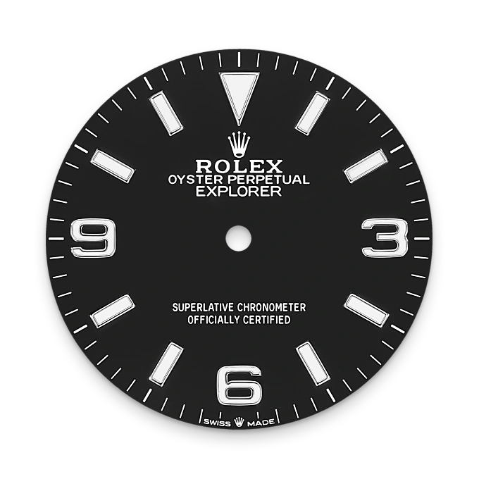 Rolex Explorer, M124270-0001 bezel - Langfords Jewellers
