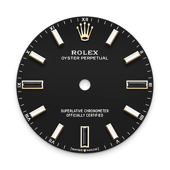 Rolex Oyster Perpetual, M124208-0001 material - Langfords Jewellers