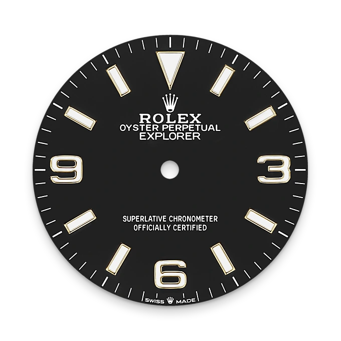 Rolex Explorer, M124273-0001 bezel - Langfords Jewellers