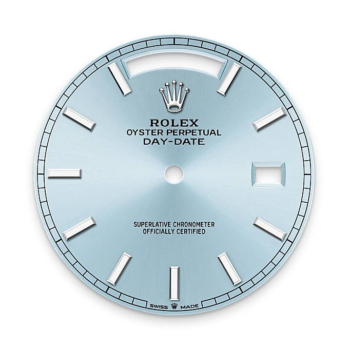 Rolex Day-Date, M228236-0018 bezel - Langfords Jewellers