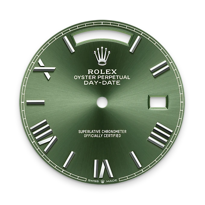 Rolex Day-Date, M228239-0033 bezel - Langfords Jewellers