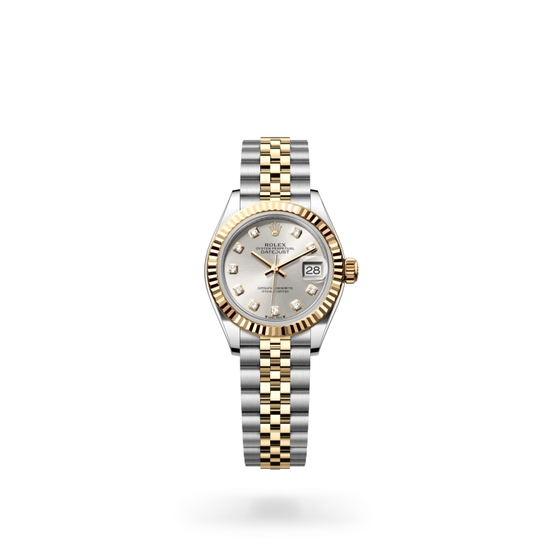 Rolex Lady-Datejust in Yellow Rolesor - combination of Oystersteel and yellow gold, M279173-0007 - Langfords Jewellers