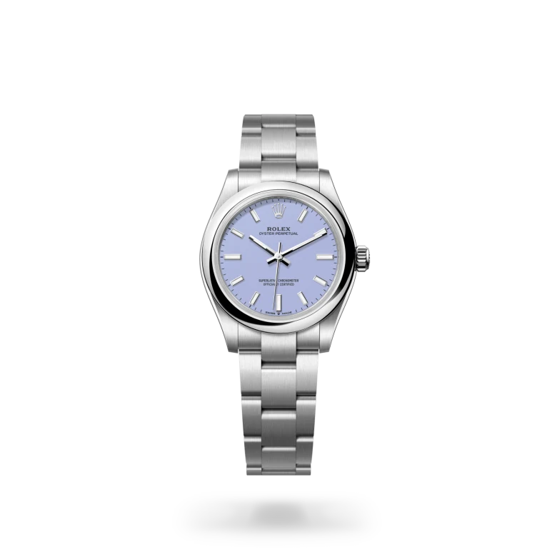 Rolex Oyster Perpetual in Oystersteel, M277200-0014 - Langfords Jewellers
