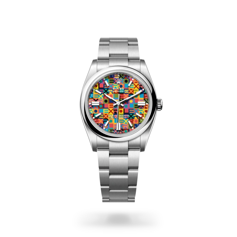 Rolex Oyster Perpetual in Oystersteel, M126000-0016 - Langfords Jewellers