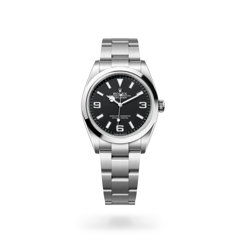 Rolex Explorer in Oystersteel, M124270-0001 - Langfords Jewellers