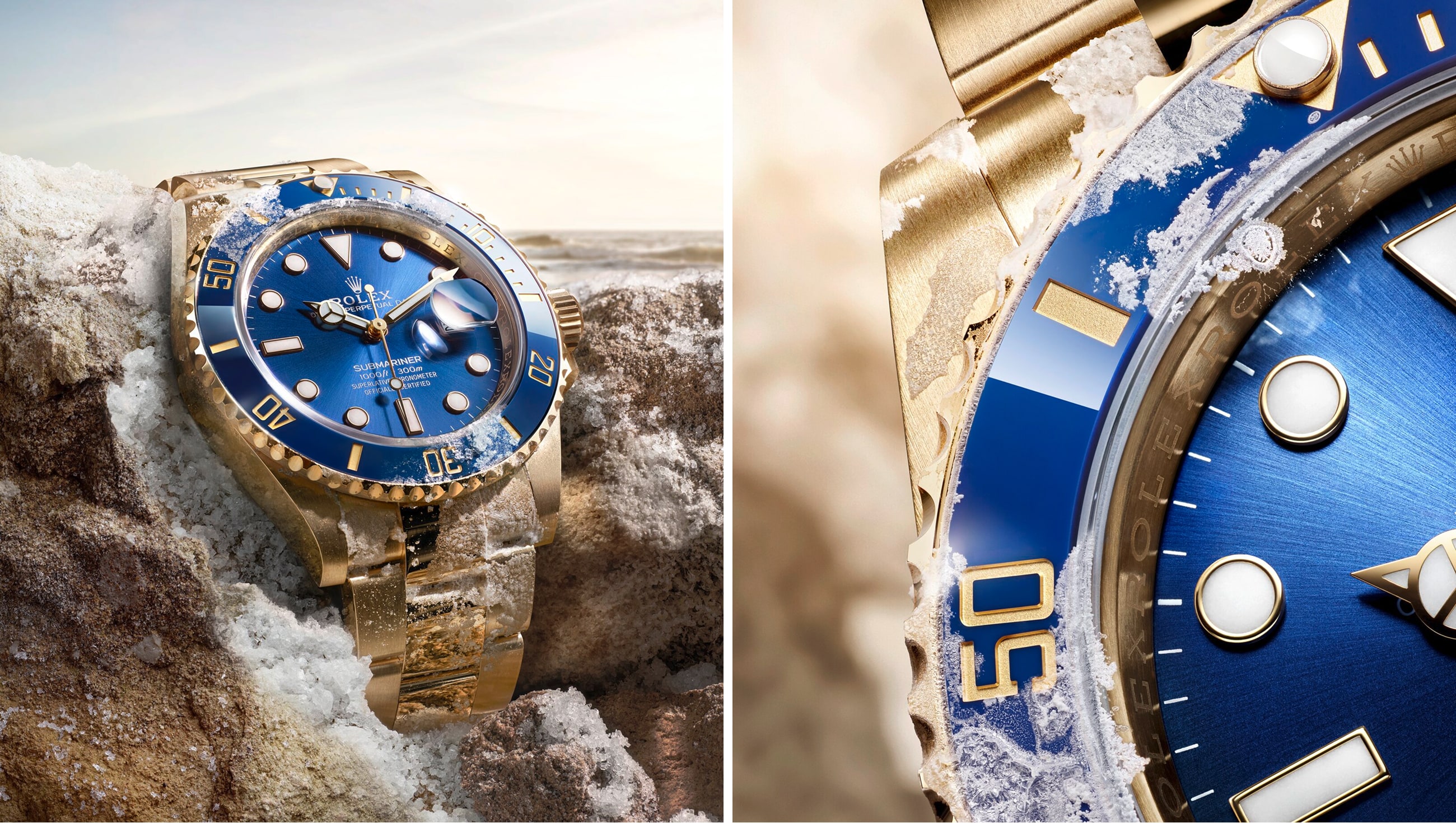 rolex submariner divers watch m126618lb-0002