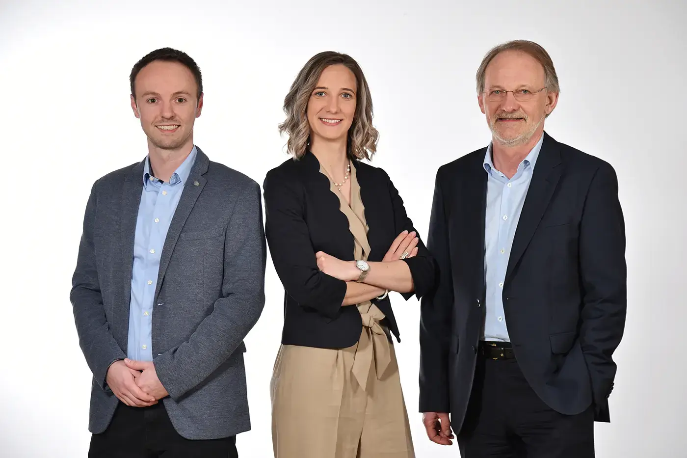 DI Martin Genböck | Birgit Möseneder, BSc, BEd | Helmut Möseneder, MAS Geschäftsleitung Genböck Haus