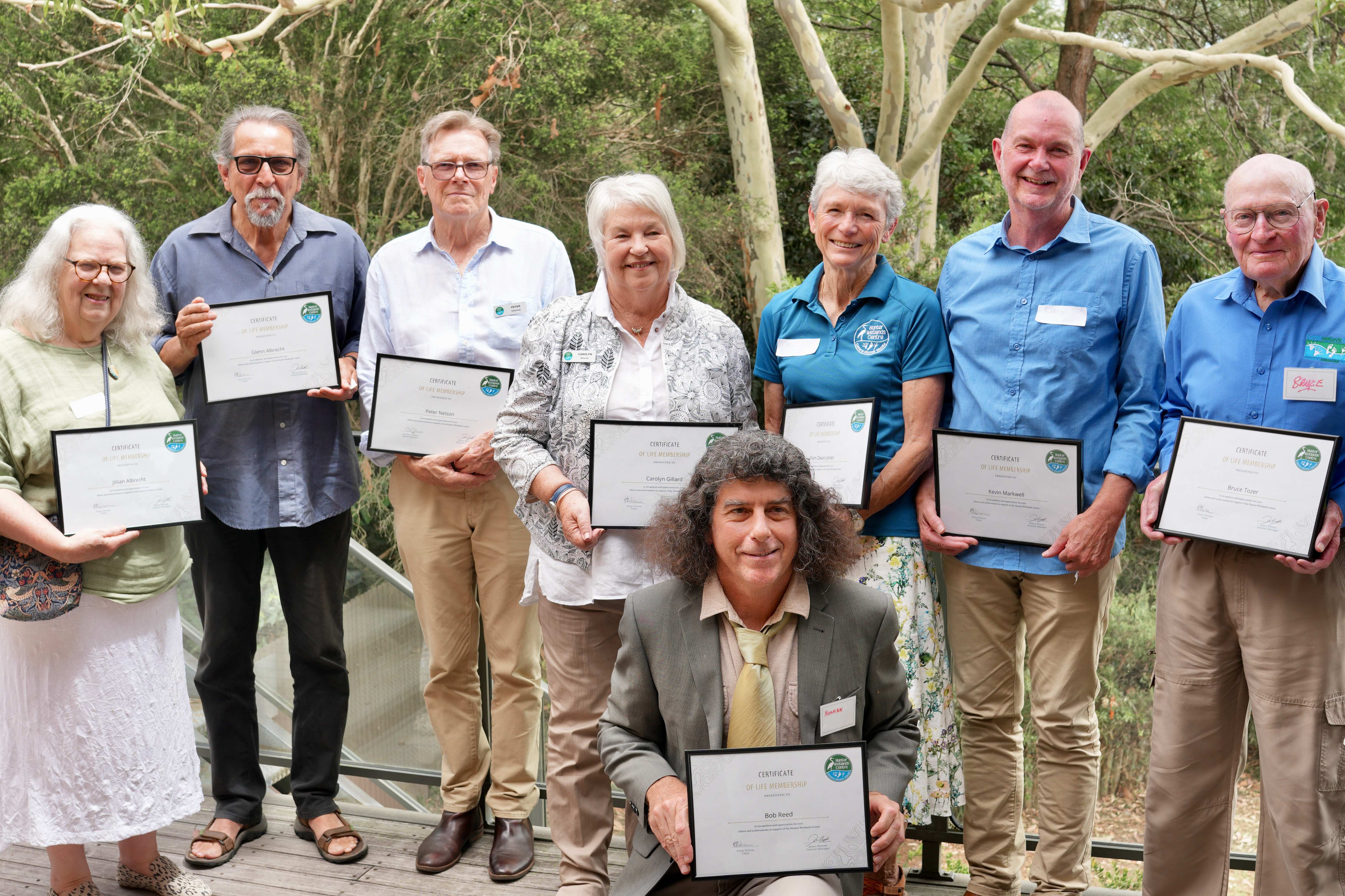 Hunter Wetlands Centre honours veteran volunteers with Life Membership 