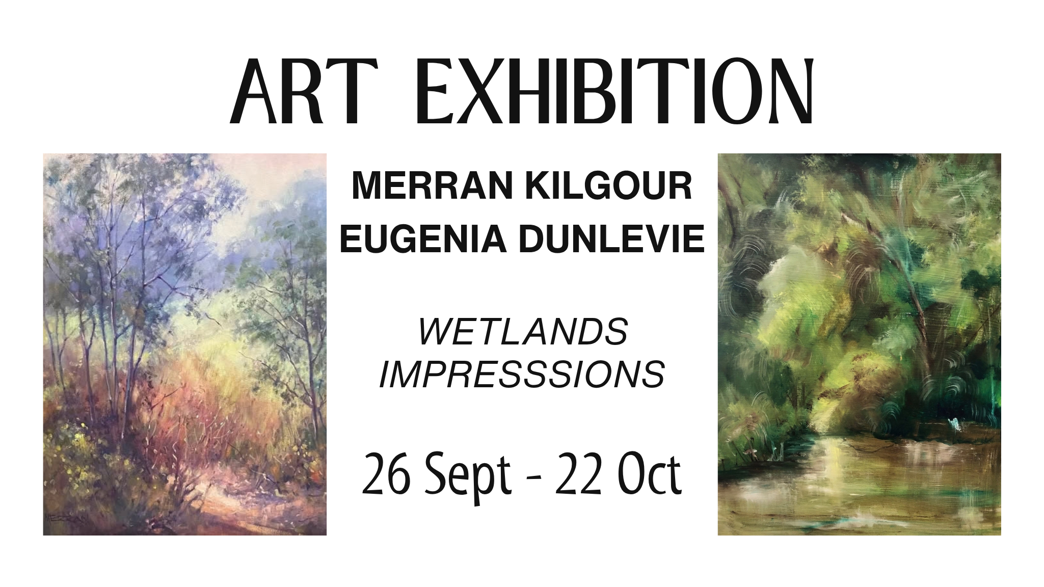 October Art Exhibition: Wetlands Impressions