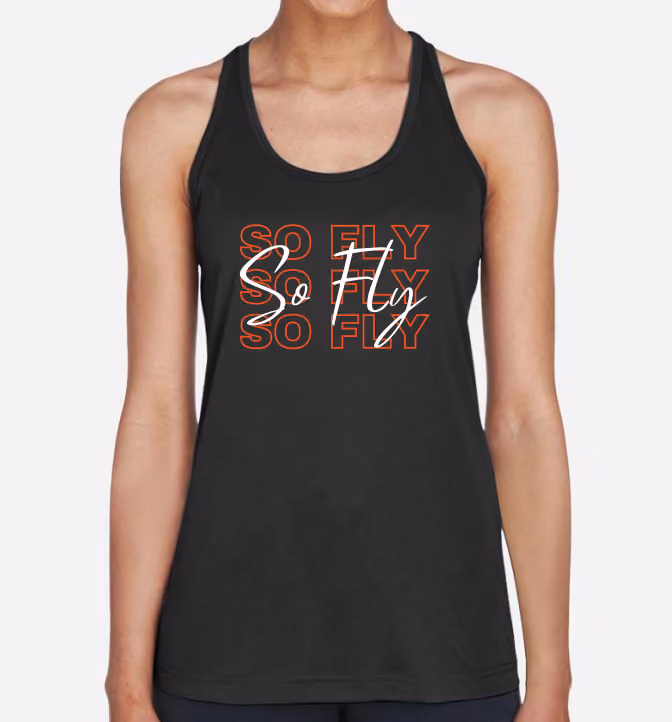 Studio Owner Pack - Dri Fit You So Fly Cursive Tank